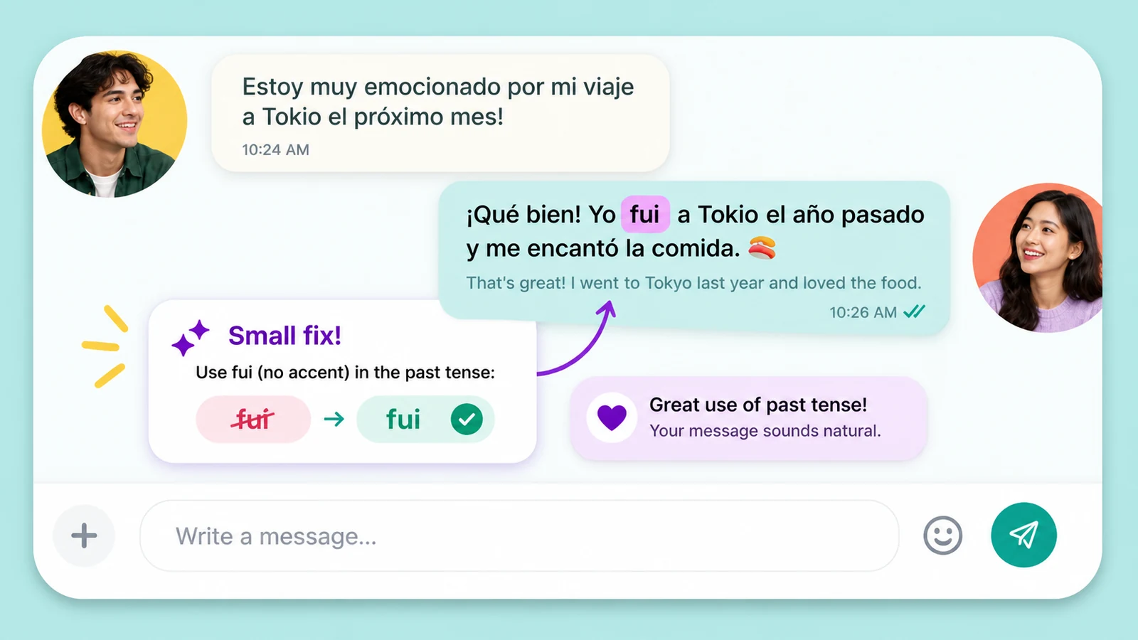 AI conversation feedback