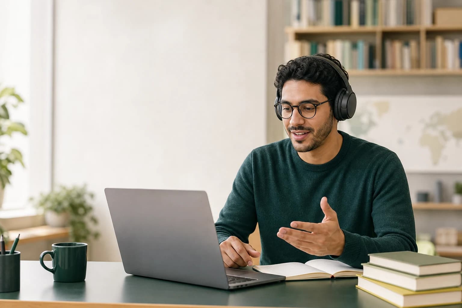 A personalized online language experience